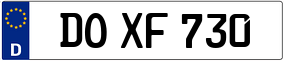 Truck License Plate